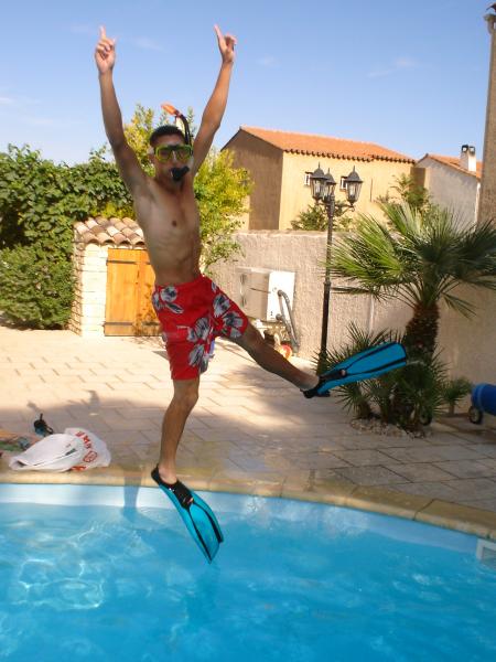 Un homme grenouille ! mdr 